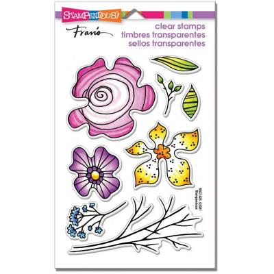 Stampendous Clear Stamps - Floral Pieces